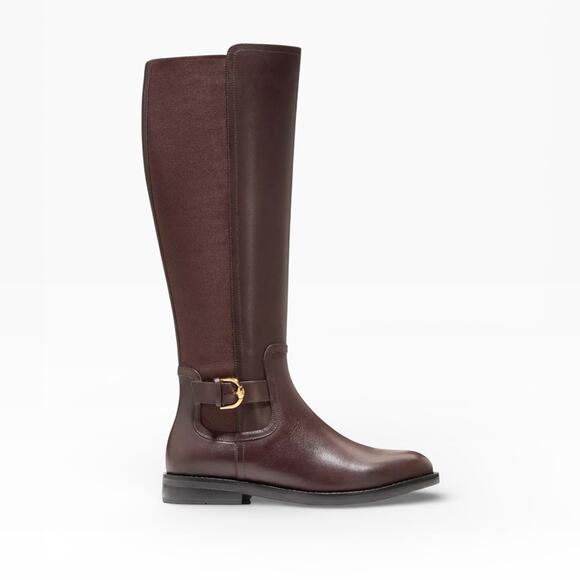 Cole Haan Shoes - Cole Haan Celestina Block Heel Riding Brown Boots – Sz 9.5B